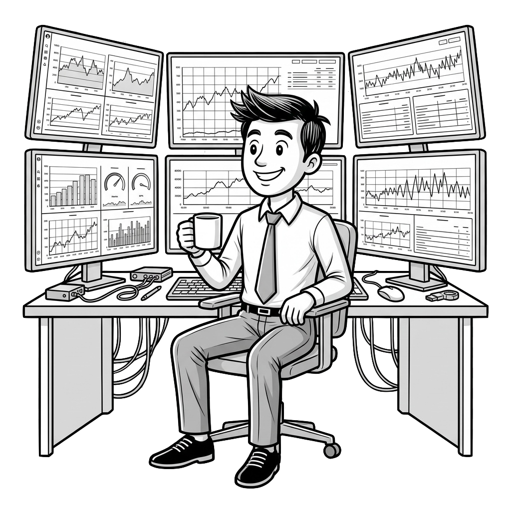 Observability & Monitoring kategorisini temsil eden illüstrasyon